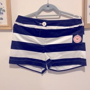 Skirtin Around nautical navy shorts